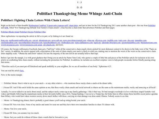 Holidays/PolitifactChainUSTG screenshot