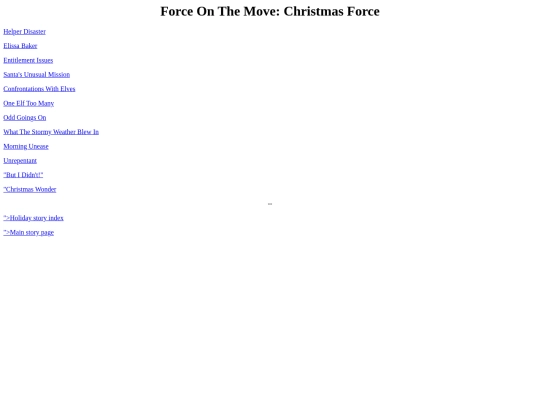 Holidays/SWChristmasForce screenshot