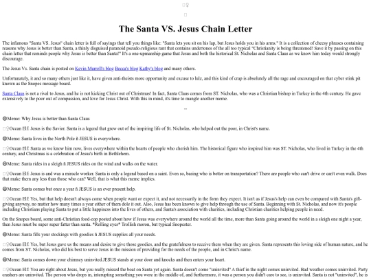 Holidays/SantaVSJesus screenshot