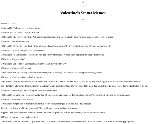 Holidays/ValentinesDayMemes screenshot