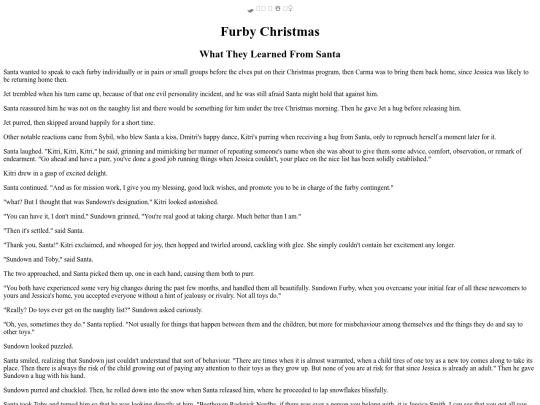 Holidays/WhatTheyLearnedFromSanta screenshot