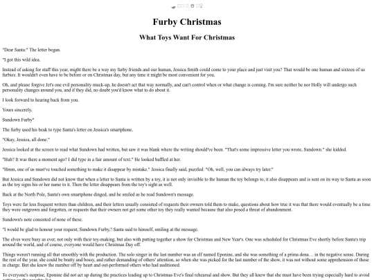 Holidays/WhatToysWantForChristmas screenshot