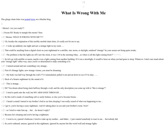 Islamic/WhatIsWrongWithMe screenshot