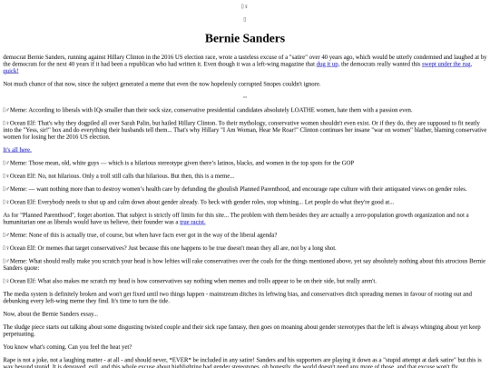Leftwing/BernieSanders screenshot