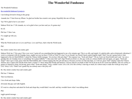 Losers/1WonderfulFunhouseWebArchive screenshot
