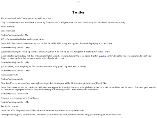 Losers/Anatolia1TwitterFreddyKruegerMarySue screenshot