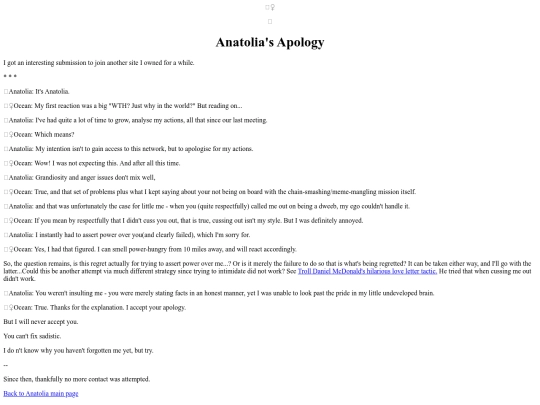 Losers/Anatolia5Apology screenshot