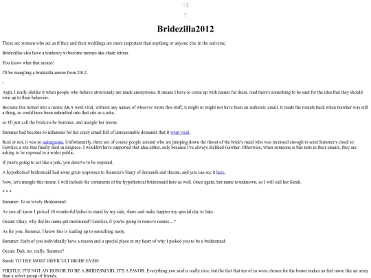 Losers/Bridezilla2012 screenshot