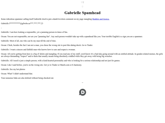 Losers/GabrielleSpammer screenshot