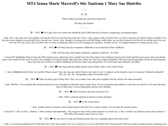 Losers/MTJSiteTantrum1 screenshot