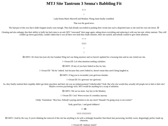 Losers/MTJSiteTantrum3 screenshot