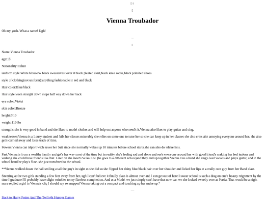 MarySue/ViennaTroubador screenshot