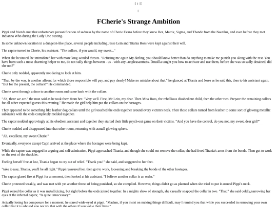 Stories/AmbitionOfCherie screenshot