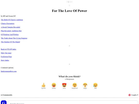 Stories/ForTheLoveOfPower screenshot