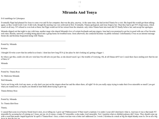 Stories/MirandaAndTonya screenshot