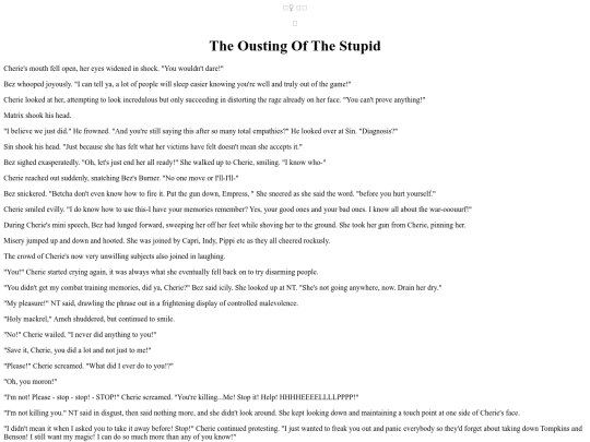 Stories/OustingOfTheStupid screenshot