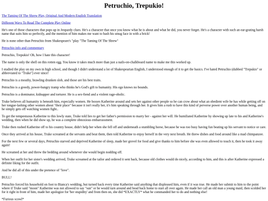 Stories/TOTSPetruchio screenshot
