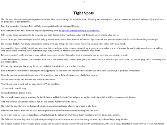 Stories/TightSpots screenshot