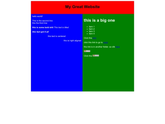 test screenshot