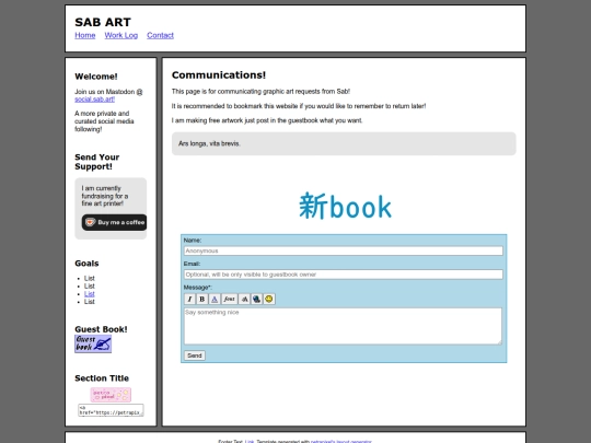 comms screenshot