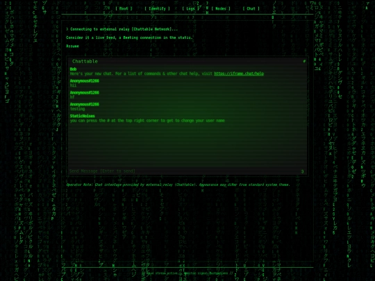 chat screenshot