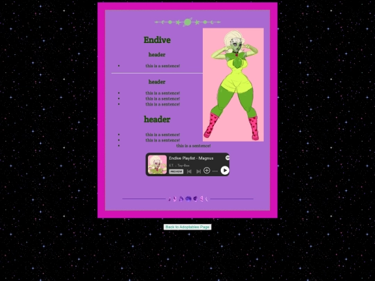 Endivetest screenshot