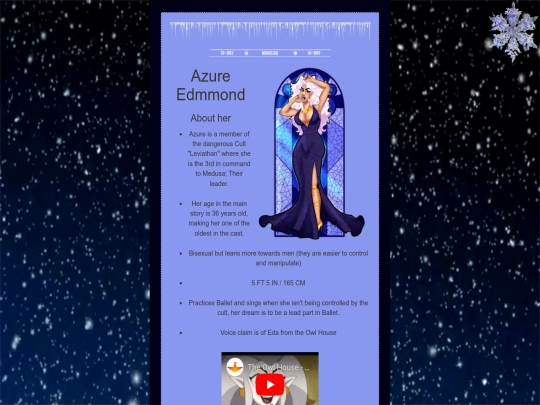 OC profile pages/AzureProfile screenshot