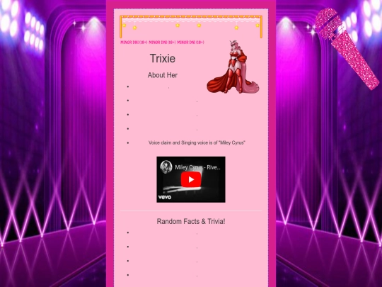 OC profile pages/Trixie screenshot
