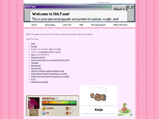 linkTree screenshot