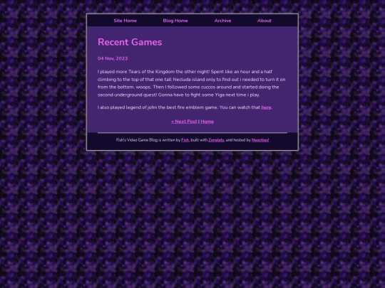 posts/2023-11-04-Recent-Games-11-4-2023 screenshot