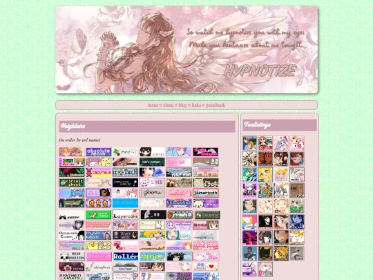 links screenshot