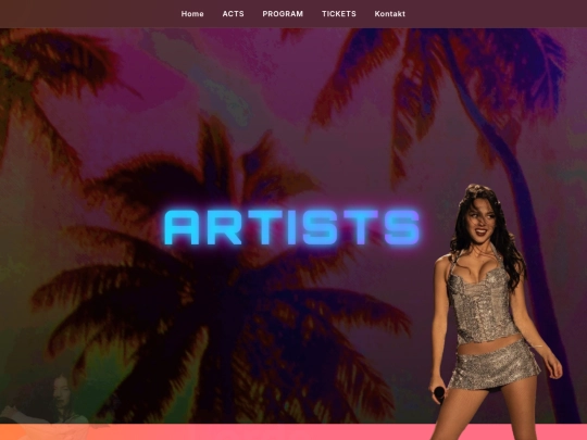 Artists screenshot