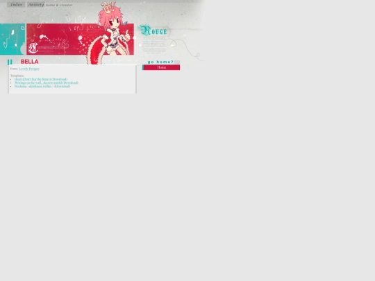 Layouts/Lovely Designs/Bella/Bella screenshot