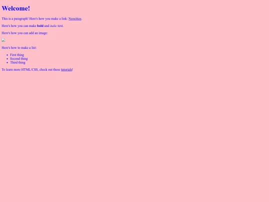 index screenshot