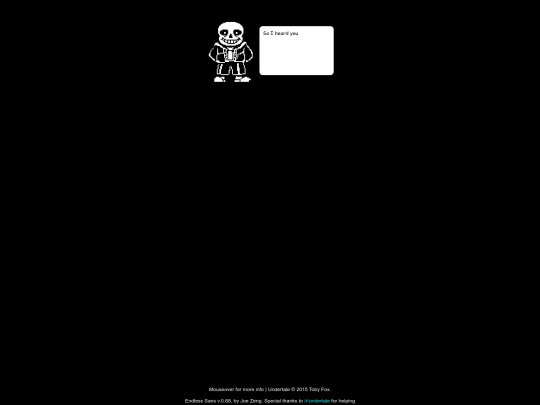 endlesssans/sans screenshot