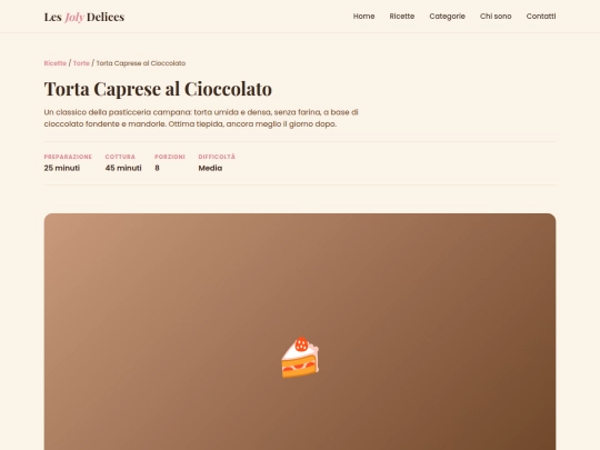 ricette/torta-caprese-al-cioccolato screenshot