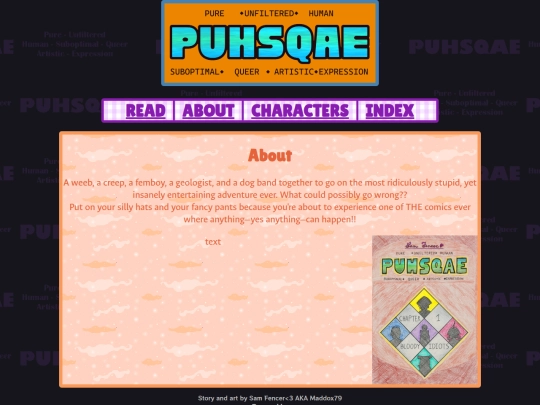 projects-index/PUHSQAE/about screenshot