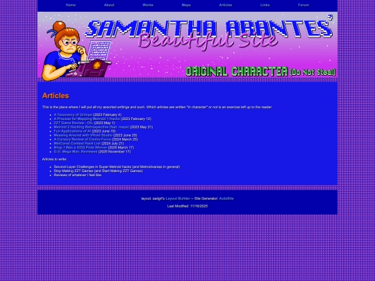 articles screenshot