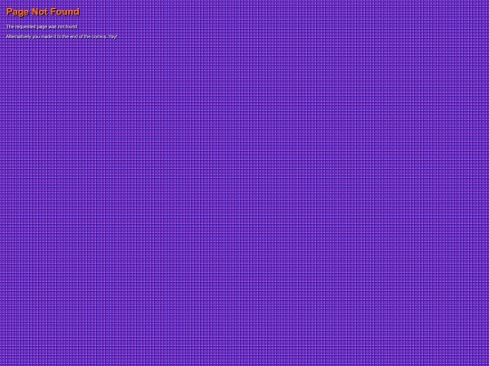 not_found screenshot