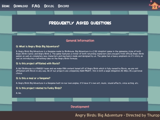 faq screenshot