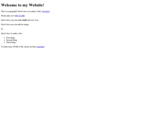 index screenshot