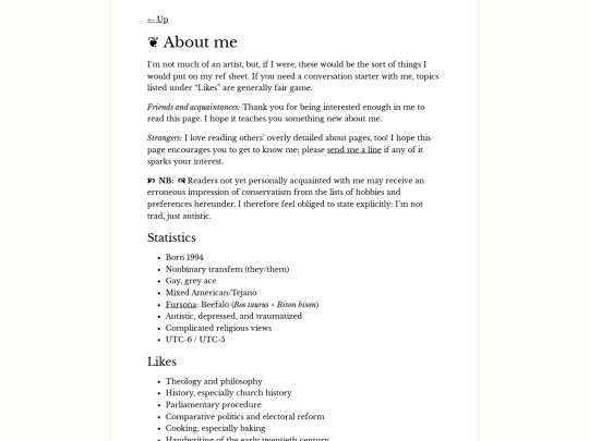 about-me screenshot