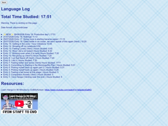 language-log screenshot