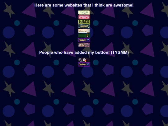 links screenshot