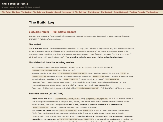 pages/status-log screenshot