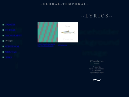 lyrics screenshot