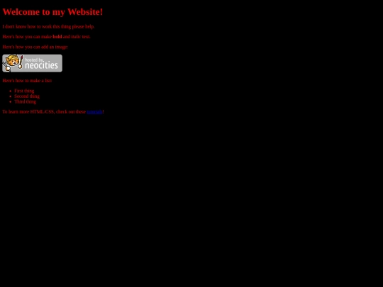 index screenshot