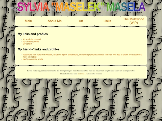 links screenshot