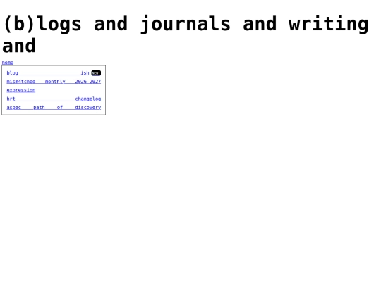 blog screenshot