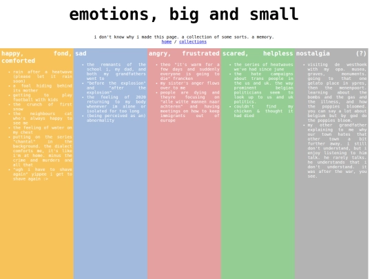 collections/emotions screenshot